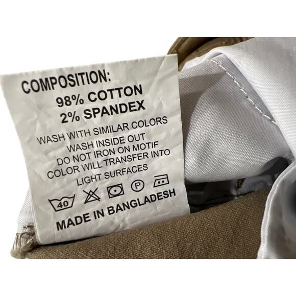 TR Tailored Recreation Premium Men's Khaki Pants Size 32W 32L 32x32 New - Picture 7 of 7